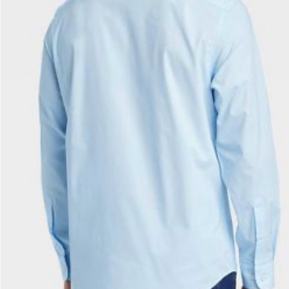 Men’s button up blue dress shirt. - Picture 2 of 5